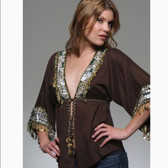 LOTTA STENSSON NYC Beyonce Beaded Gypsy Kimono - Picture 3 of 7